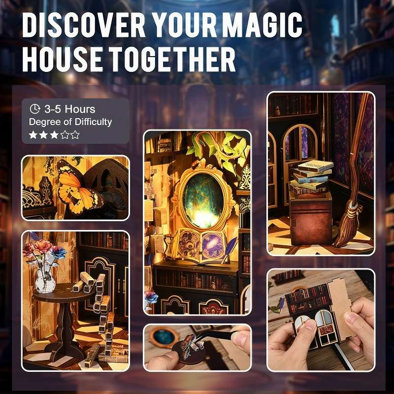 Magic Book Mirror DIY Book Nook Kit