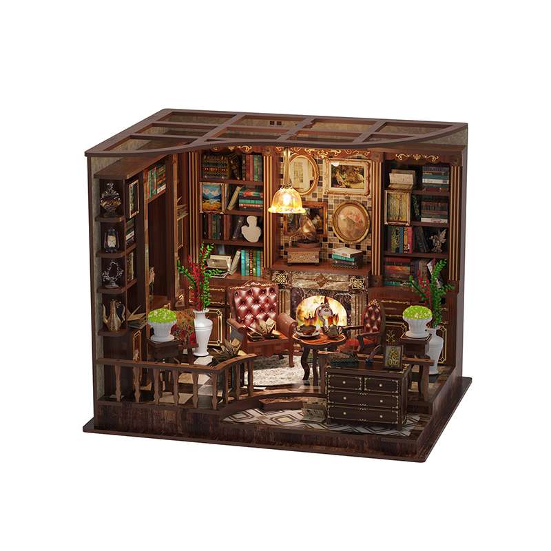 Vintage Study Room DIY Book Nook Kit