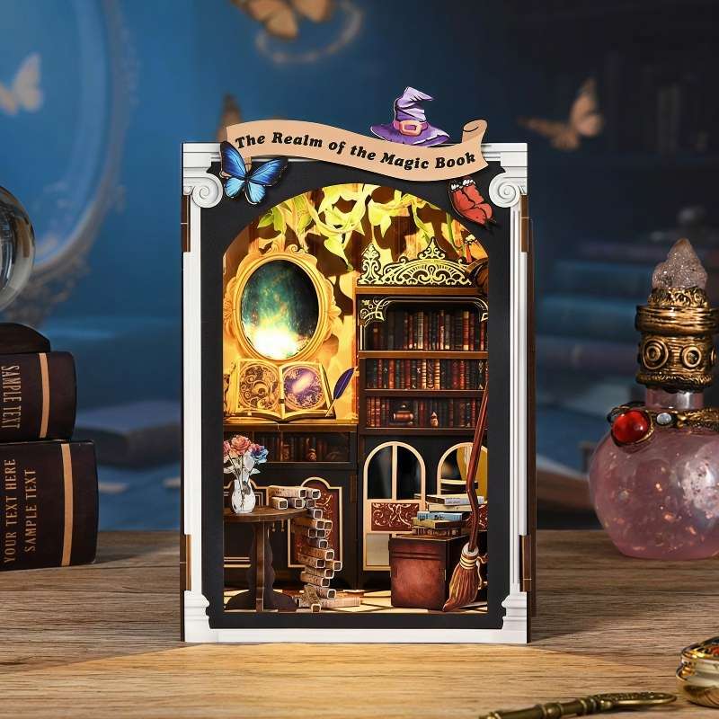Magic Book Mirror DIY Book Nook Kit