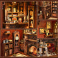 Vintage Study Room DIY Book Nook Kit