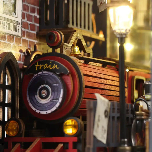 Vintage Railway Station DIY Book Nook Kit