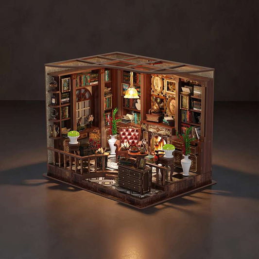 Vintage Study Room DIY Book Nook Kit