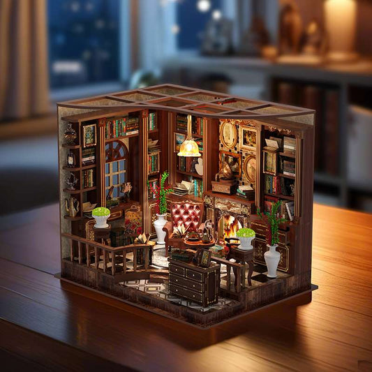 Vintage Study Room DIY Book Nook Kit