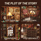 Vintage Study Room DIY Book Nook Kit