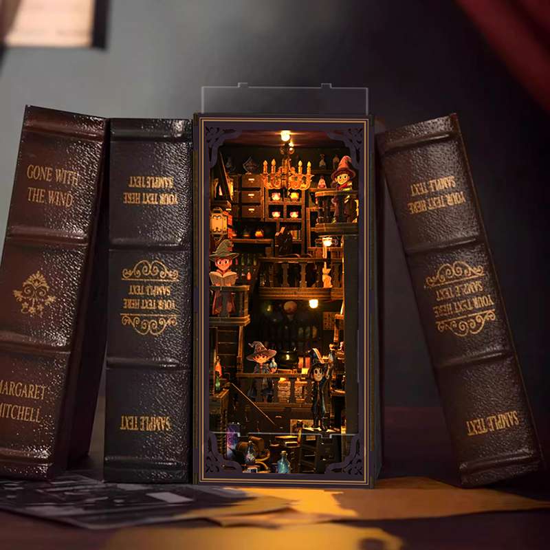 Little Wizards' Potion Lab DIY Book Nook Kit