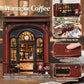 Warm Coffee House Miniature House Kit