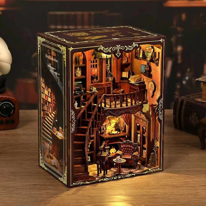 Vintage Library Study DIY Book Nook Kit