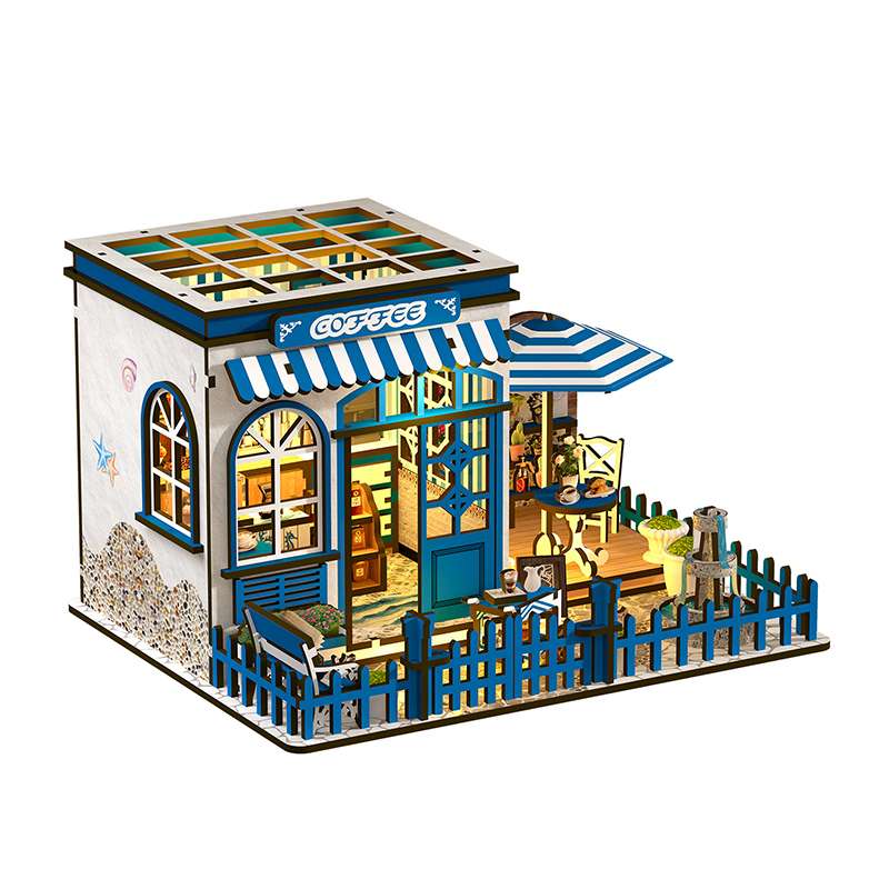 Seaside Coffee House Miniature House Kit