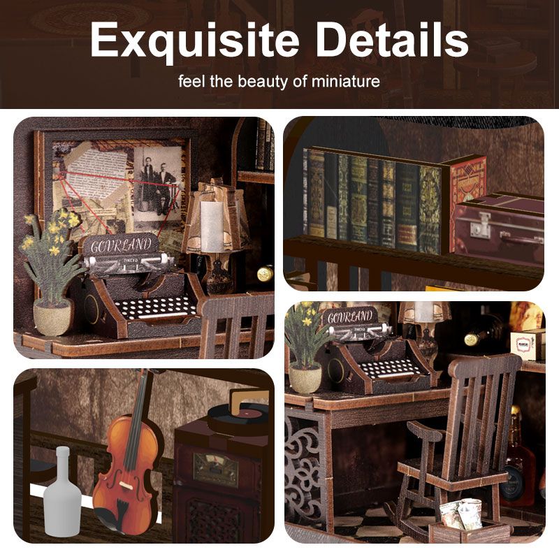 Mini Detective Agency DIY Book Nook Kit