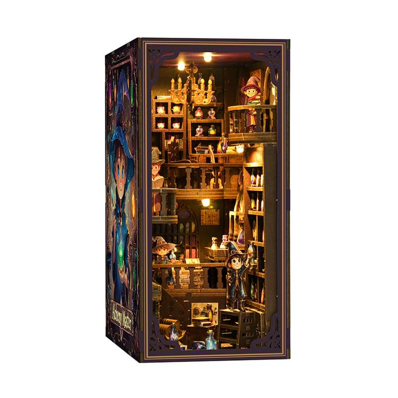 Little Wizards' Potion Lab DIY Book Nook Kit